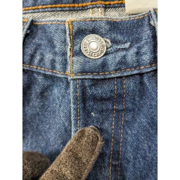 Levi's 501xx Jeans Mens 33x31 (Actual 29.5x27) Vintage Style Button Fly Blue - Picture 10 of 15